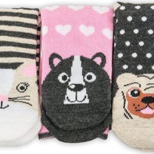 veselé ponožky FUNNY dívčí - 3pack