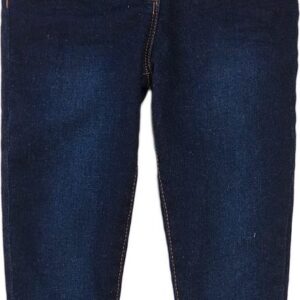 Kalhoty dívčí podšité džínové s elastanem