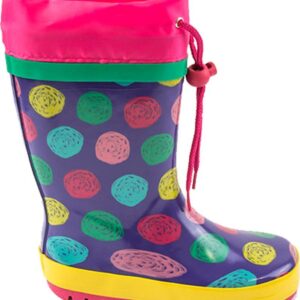 dívčí holínky gumové - puntíky