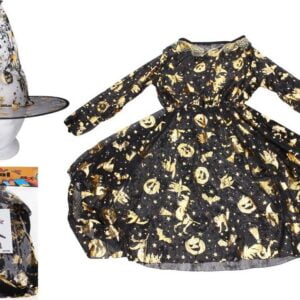 Set karneval - čarodějnice (šaty