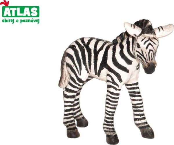 B - Figurka Zebra hříbě 7cm