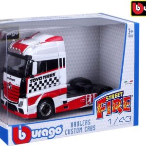 Bburago 1:43 MB Actros Gigaspace Red/White