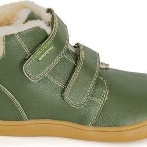 Chlapecké zimní boty Barefoot DENY KHAKI