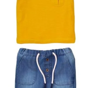 Chlapecký set - tričko a kalhoty džínové