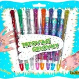 Gelové pero tetovací sada 8 ks