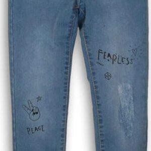 Kalhoty dívčí džínové s elastenem