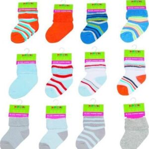 Kojenecké froté ponožky (0 až 6m)