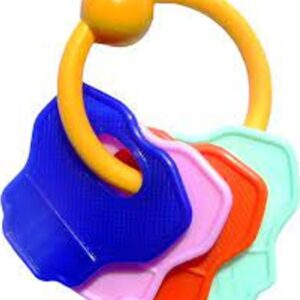 Kousátko a chrastítko klíče pro miminko