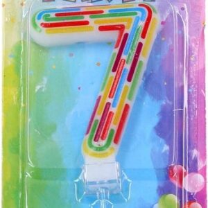 Párty svíčka číslo 7 Čárky