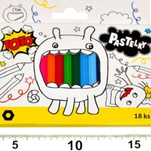 Pastelky krátké 18 ks