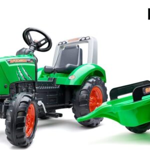 Šlapací traktor Supercharger zelený