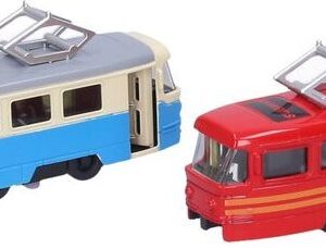 Tramvaj kovová s efekty 16 cm