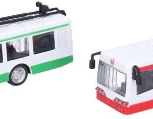 Trolejbus kovový s efekty 16 cm