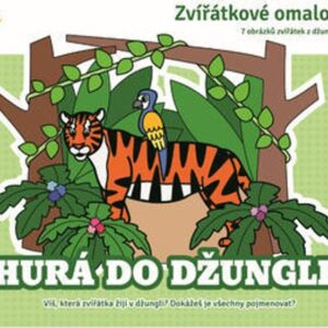 Zvířátkové omalovánky - Hurá do džungle