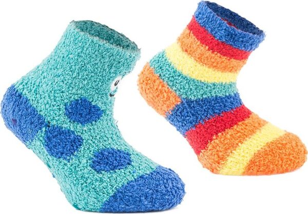 ponožky chlapecké FLUFFY s protiskluzem - 2pack