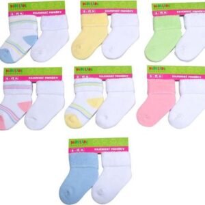 Kojenecké ponožky froté (6 až 12m) 2pack