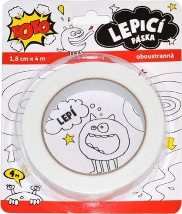 Lepící páska 18mm x 4m oboustranná