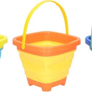 Skládací kbelík - kulatý/hranatý