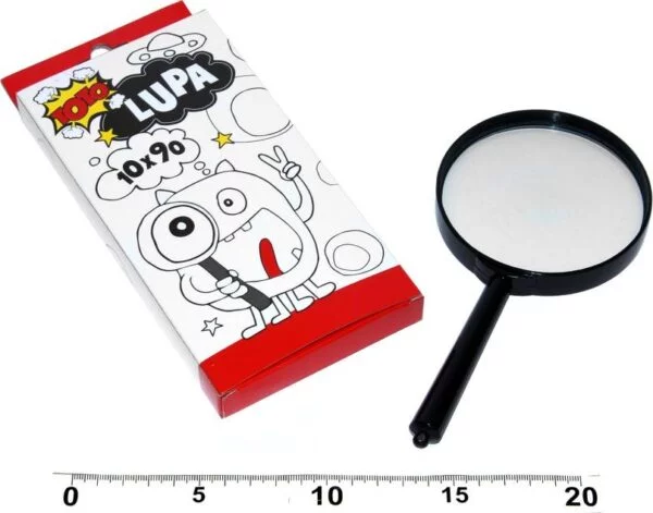 Lupa 10x90 mm