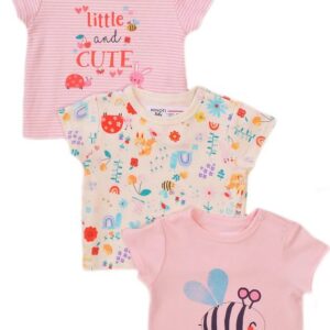 Tričko kojenecké s krátkým rukávem 3pack