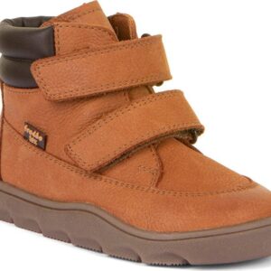 Dětské zimní barefoot boty ZERU TEX Cognac