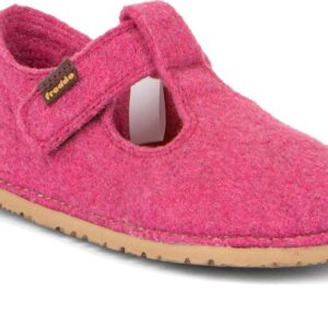 Dívčí barefoot bačkory FLEXY WOOLY Fuxia; Froddo; G1700378-6 - 30
