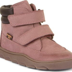 Dívčí zimní barefoot boty ZERU TEX Dark Pink