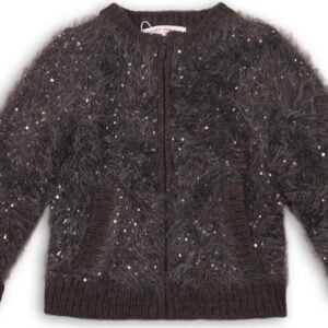 Bunda dívčí chlupatá do pasu