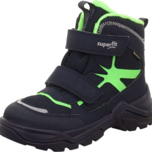 Chlapecké zimní boty SNOW MAX Blue/Light Green Gore-TEX
