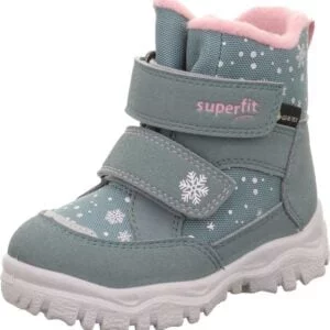 Dívčí zimní boty HUSKY1 Light Green/Pink Gore-Tex