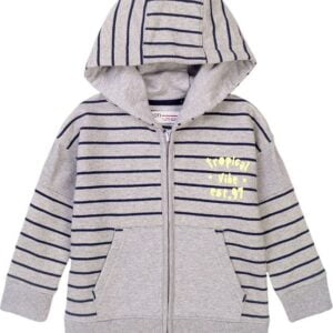 Mikina chlapecká s kapucí celopropínací