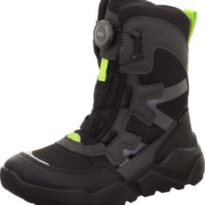 Chlapecké zimní boty ROCKET Black/Green Gore-Tex