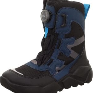 Chlapecké zimní boty ROCKET Black/Turquoise Gore-Tex