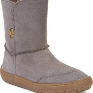 Dětské zimní barefoot boty TEX SUEDE Gray