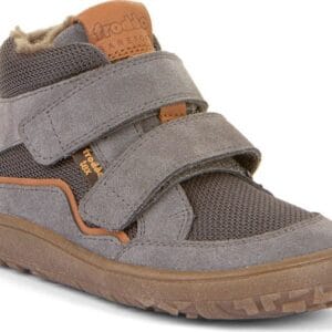 Dětské zimní barefoot boty TEX WOOL Gray