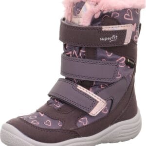 Dívčí zimní boty CRYSTAL Purple/Pink Gore-Tex