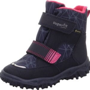 Dívčí zimní boty HUSKY Blue/Pink Gore-Tex