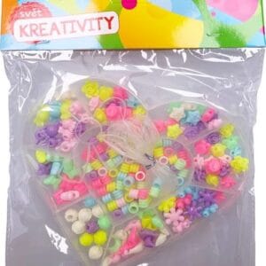 Korálky set 55g - Srdce