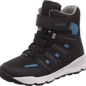 Chlapecké zimní boty FREE RIDE Black/Blue Gore-Tex