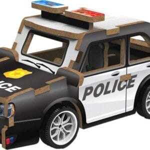 3D puzzle dřevěné - Policejní auto 13 cm