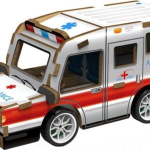 3D puzzle dřevěné - Sanitka 13 cm