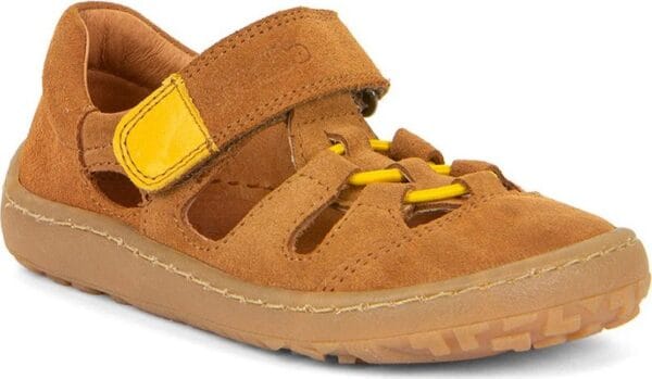Chlapecká barefoot sandály ELASTIC Brown Froddo G3150262-3 hnědá - 35