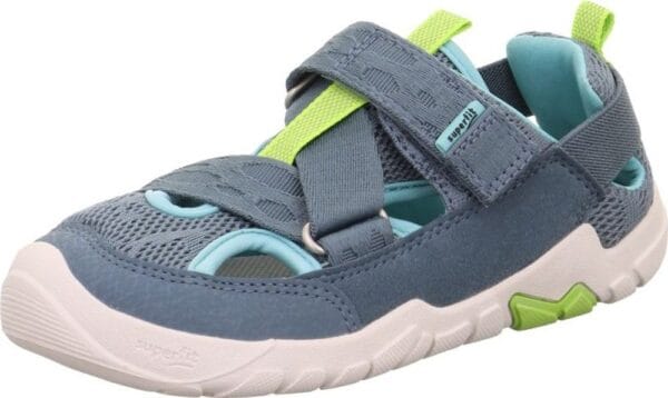 Chlapecké barefit sandály TRACE Blue/Light green Superfit 1-006029-8000 modrá - 35