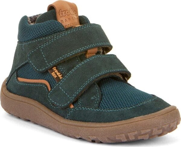 Chlapecké barefoot boty TEX AUTUMN Petroleum Froddo G3110254-13 - khaki - 35