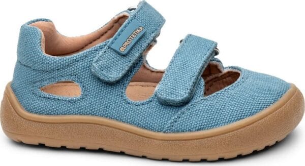 Chlapecké barefoot sandály PROTETIKA TAFI JEANS modrá - 33