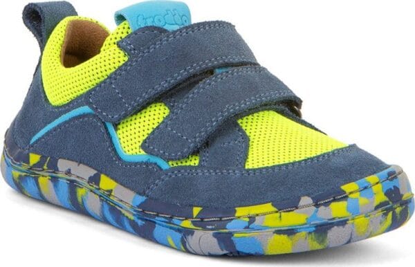 Chlapecké barefoot tenisky BASE Denim+ Froddo G3130261-4 světle modrá - 36