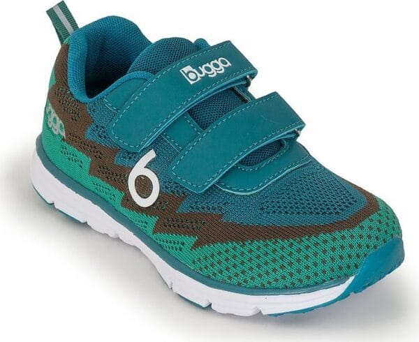 Chlapecké lehké sportovní tenisky BUGGA HONE Blue/Brown/Green Bugga - 38