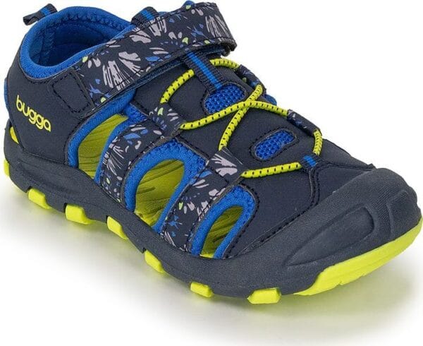 Chlapecké sandály BUGGA LUMA Dark Blue/Yellow - tmavě modré - 38