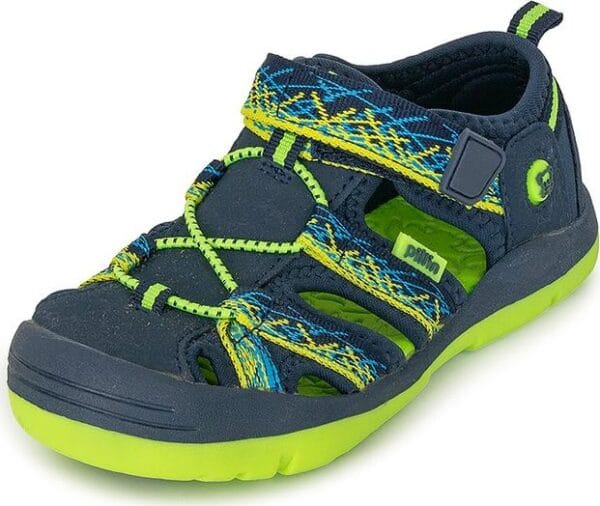 Chlapecké sandály BUGGA TIKI Dark Blue/Green - tmavě modré - 38
