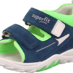 Chlapecké sandály FLOW Blue/Light Green Superfit 1-000035-8020 zelená - 26